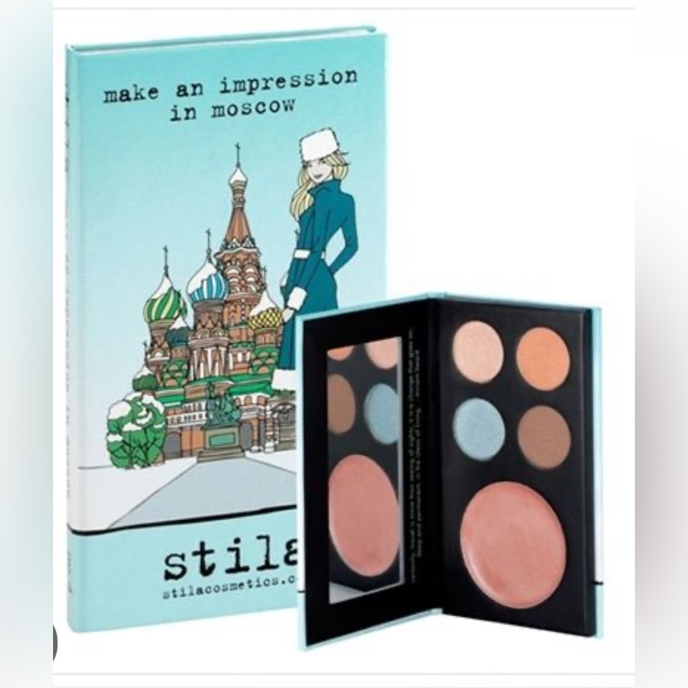 STILA Make An Impression In Moscow No. 4 Travel palette/ Stay All Day Liner NWT